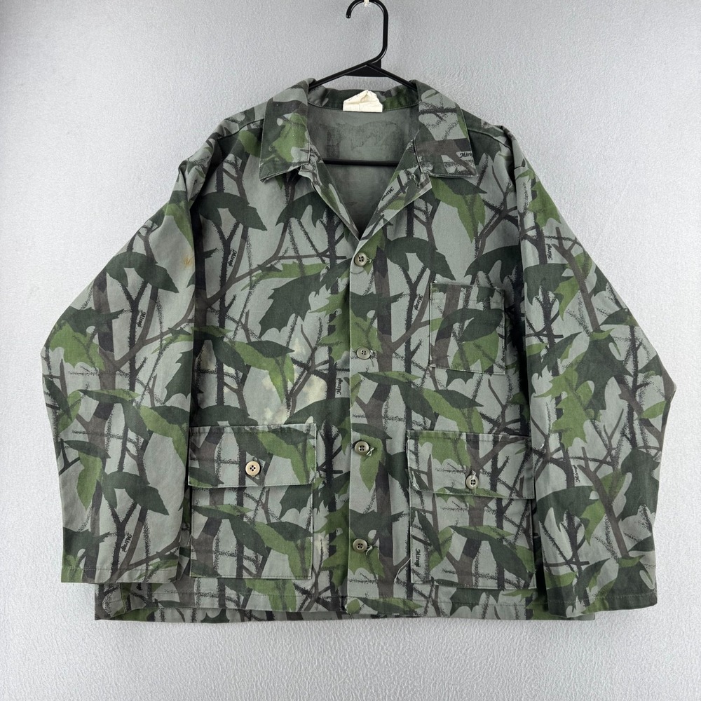 Vintage Ranger Camo Jacket Field Coat Mens XL Mirage Hunting 70s 80s Made in USA